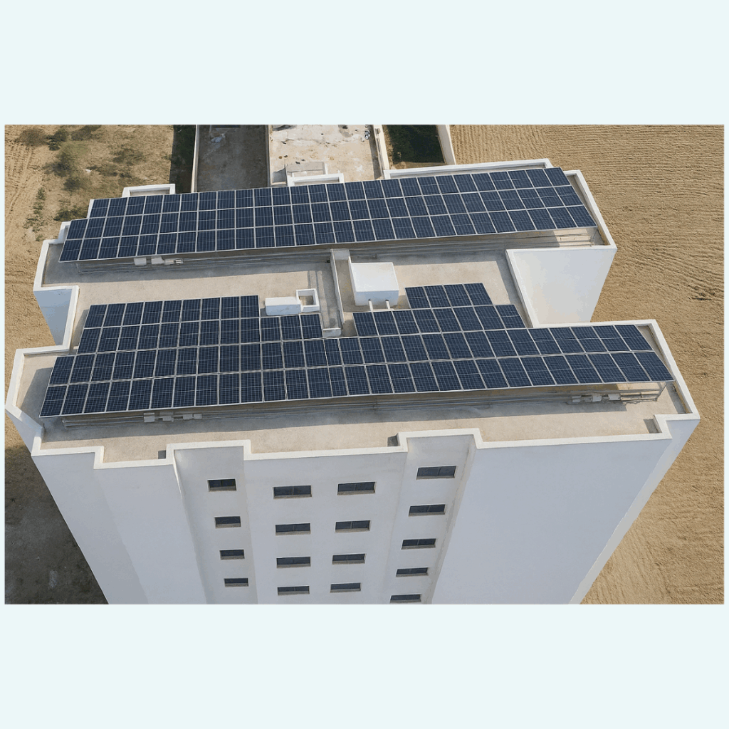 Hermes Immobilière devient la première résidence écologique en Tunisie équipée d’une installation solaire de 92 kWc — un symbole fort d’un avenir durable et d’une transition énergétique concrète, aux côtés de NRSOL. 🌞✨🌍💚